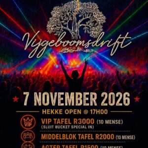 Blixim Straat: Jou liefde is soos donderweer, live at Vijgeboomsdrift on 7 November 2026